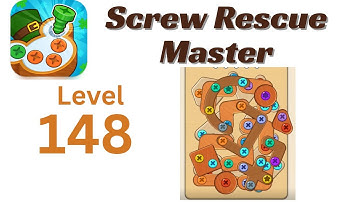 Screw Rescue Master Level 148 Walkthrough 🔩🧩 | Go Answer