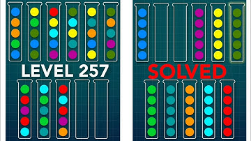 Ball Sort Puzzle Level 257 - Complete
