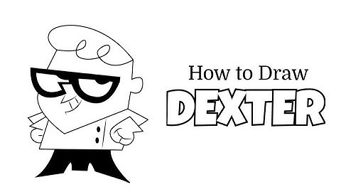 How to draw Dexter from Dexter