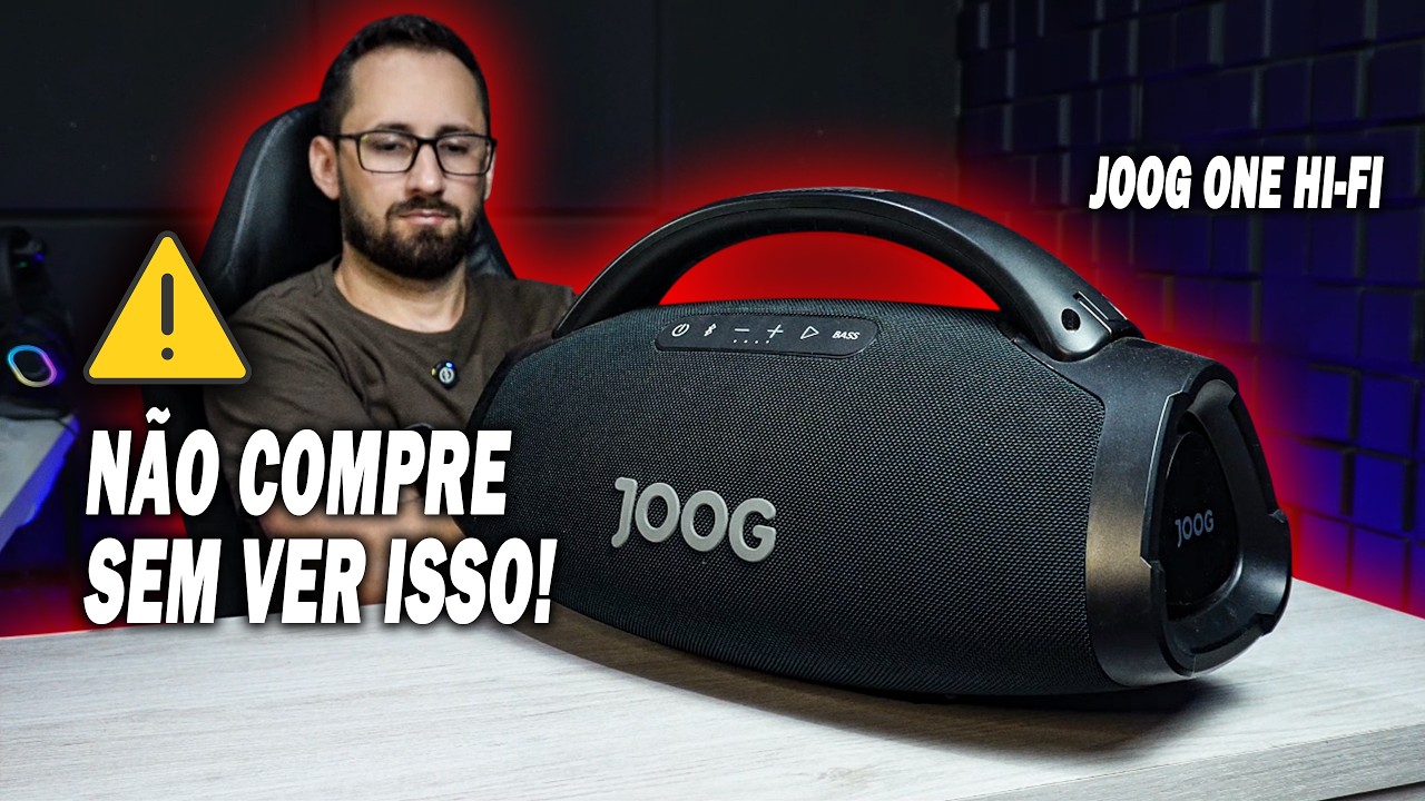 Caixa de Som Joog One HiFi Bluetooth Karaoke