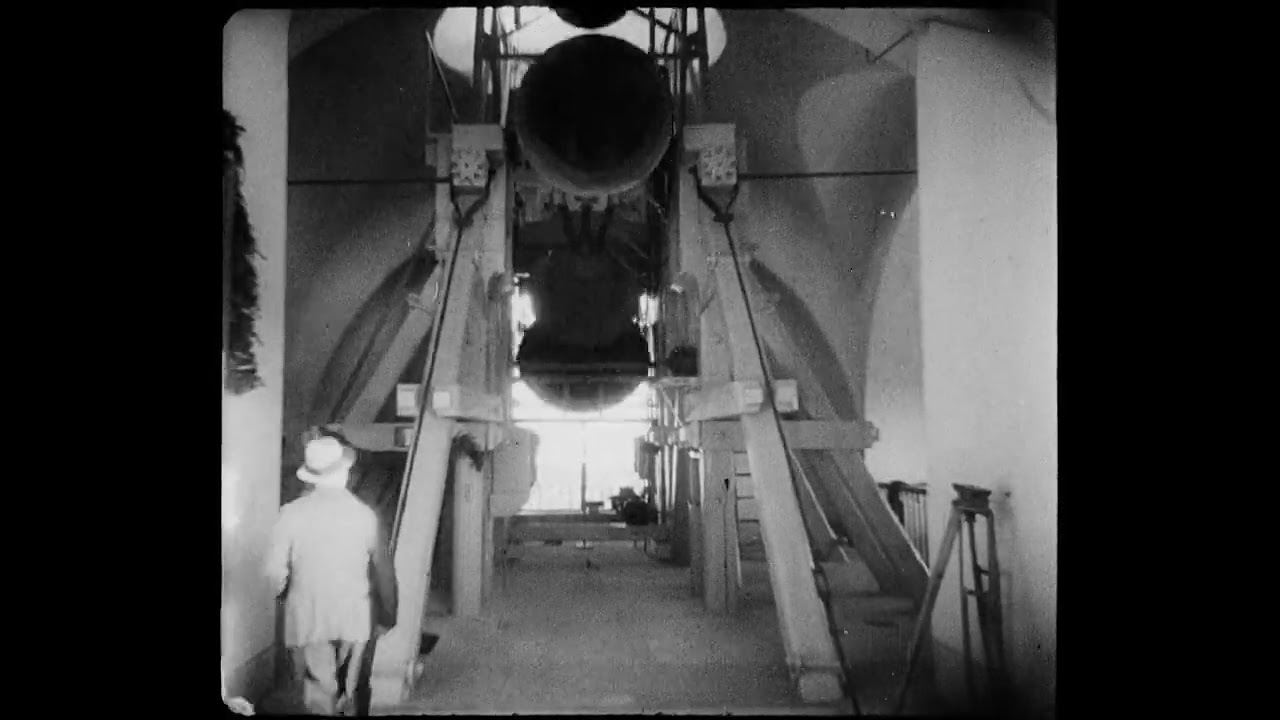 Bells of St Peter's Basilica rung by machine for the first time (1931, HD)