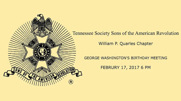 William P. Quarles Chapter TNSSAR Meeting February...