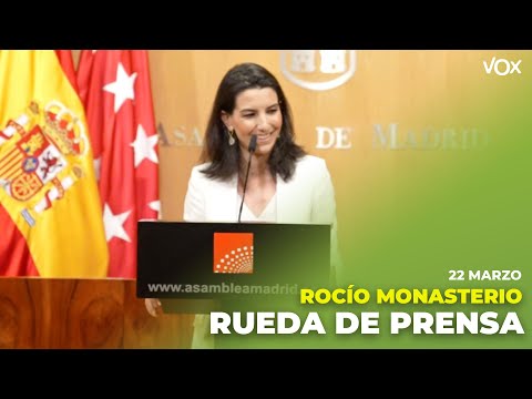 22.03 | Rueda de prensa de ROCÍO MONASTERIO tras la Junta de Portavoces