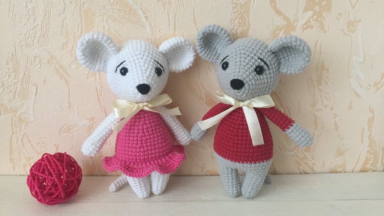 ⁣МЫШКА КРЮЧКОМ | МАСТЕР КЛАСС КАК СВЯЗАТЬ МЫШОНКА. ЧАСТЬ 1.