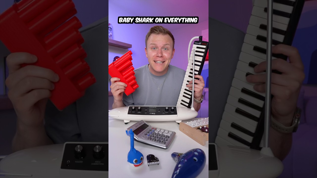 Играю Baby Shark на ВСЕХ инструментах!