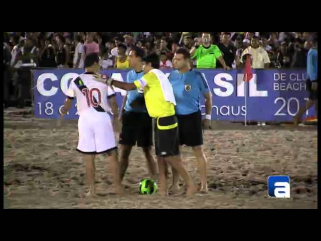 Conmebol Copa Libertadores Futbol de Playa - Santos - Brasil - 09/01/2017 -  Boquinha do Vasco da Gama durante partida contra o Reales Miranda (VEN)  pela Copa Libertadores de Futebol de Areia