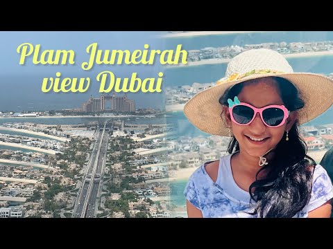 Palm Jumeirah Island Dubai I 4k View from top #dubai #palmjumeriah #uae