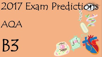 AQA 2017 B3 predictions. GCSE further additional science or biology revision