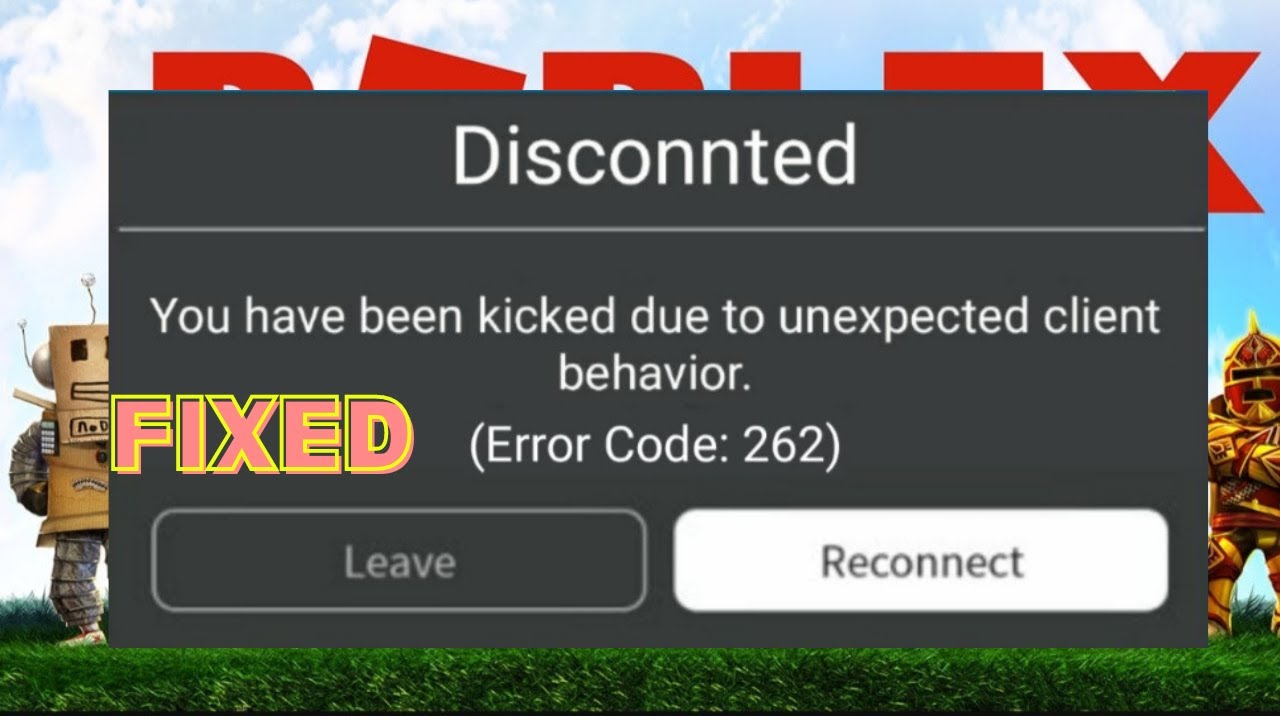 HOW TO FIX ROBLOX DISCONNECTED THERE WAS A PROBLEM SENDING DATA PLEASE 