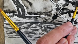 Ink Painting Nature
