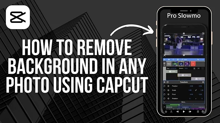 How to remove background in any photo using capcut (2024)