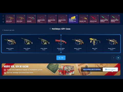 CSGO-SKINS Holidays Gift Case CODE LINK IN THE COMMENTS-LİNK SABİT YORUMDA