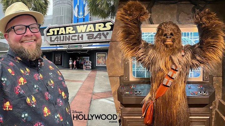 Disneys Hollywood Studios July 2022 | Chewbacca & Darth Vader At Star Wars Launch Bay | Disney Park