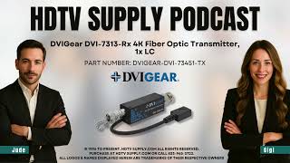 DVIGear DVI-73451-Tx 1x ST 3G-SDI Fiber Optic Transmitter