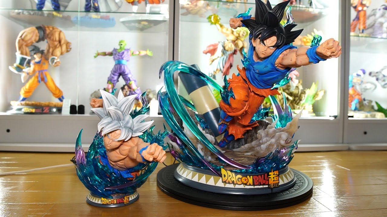 ドラゴンボール ガレージキット フィギュア 身勝手の極意 孫悟空 Dragonball Statues Youtube