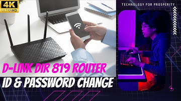 D-Link router password change | D-Link DIR 819 router Wifi ID and Password reset | Simple steps