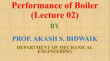 Performance of Boiler (Problem 01)