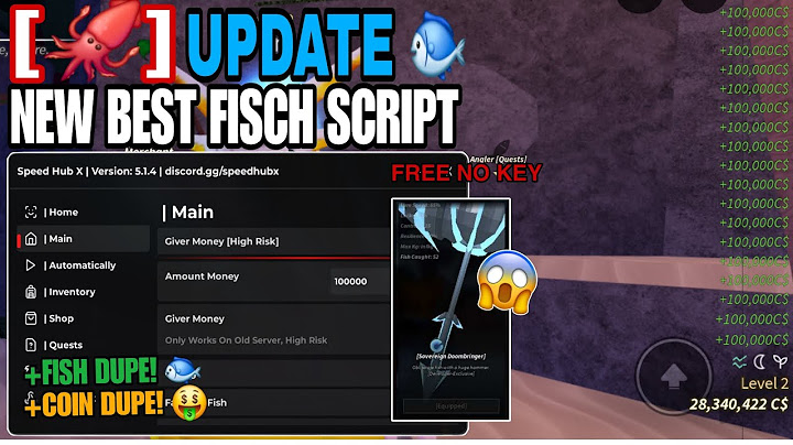 [UPD] Fisch Script GUI Pastebin | FASTEST AUTO FISH DUPE INFINITE COIN *NO KEY*