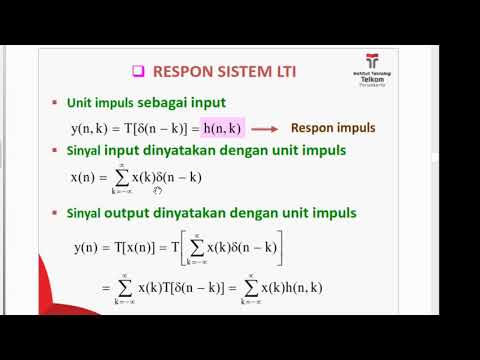 Sistem Diskrit : Sistem Linear Time Invariant