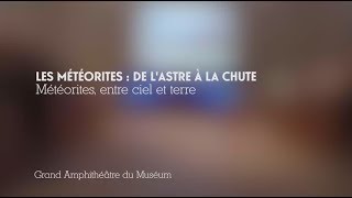 Les météorites : de l'astre à la chute