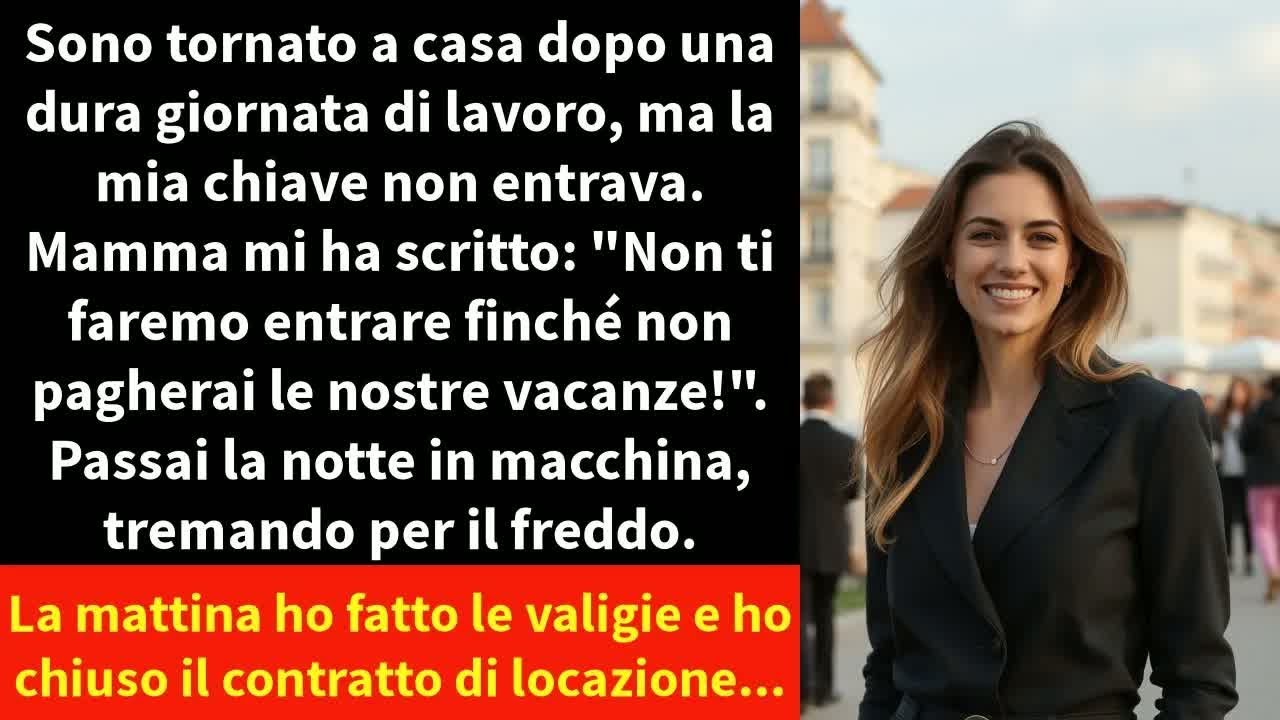 Sono tornato a casa dopo una dura giornata di lavoro, ma la mia chiave non entrava