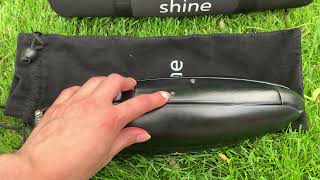 How to pre-charge Shine's internal 12,000 mAh battery & power personal devices while stowed