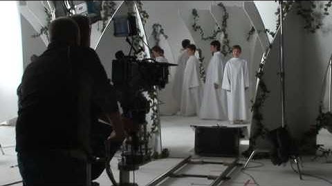 On set with Libera - Deep Peace