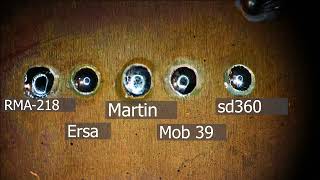 :   Ersa vs Martin vs Rma-218 vs SD360 vs MOB 39