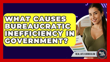 What Causes Bureaucratic Inefficiency In Government? - Real Life Curriculum