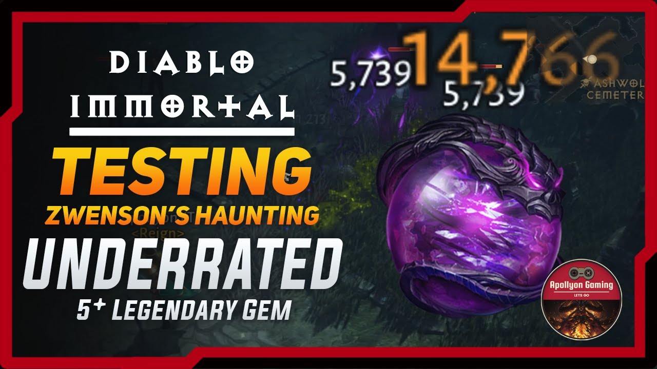 Zwenson"s Haunting Is Underrated Gem Damage Testing In Ultra SlowMo