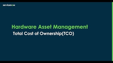 An overview of Total Cost of Ownership (TCO)