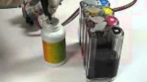 how to refill ink for continuous ink system or ciss cis