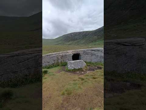 The megalithic chambered tomb  of Dwarfie Stane, Island of Hoy Orkney