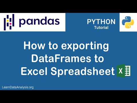 How to export Pandas' DataFrames to Excel | Pandas Tutorial