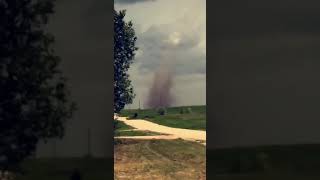 Tornado Swirls in Mission, Todd County, Causing Structural Damage Locally