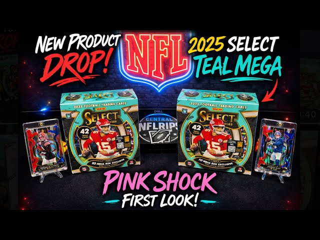 NEW 2025 Select TEAL Mega Box 🔥 Pink Shock First Look! 👀 - YouTube