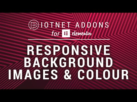 Responsive Background Images & Colours | Piotnet Addons for Elementor (PAFE)