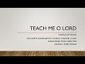 Capture de la vidéo Teach Me O Lord