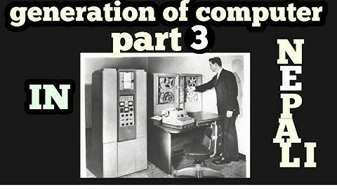 generation of computer part 3 in nepali || sab computer