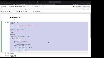 MolSSI Python 3: Homework