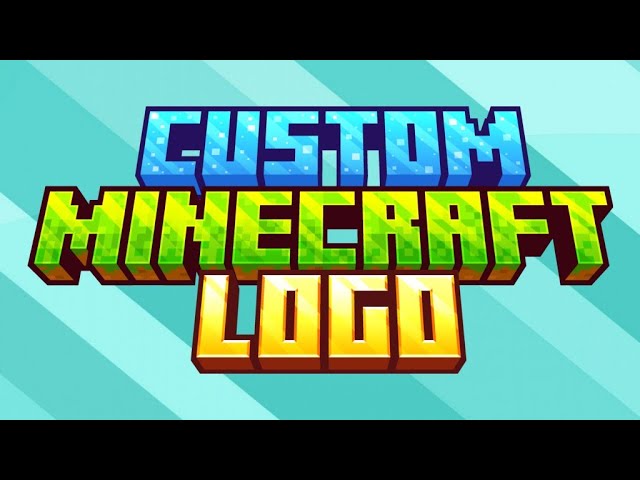 create a custom minecraft logo