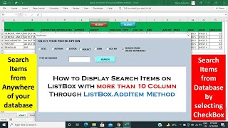 [AddItem Method] Display items on listbox with more than 10 column through Listbox.AddItem method.