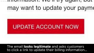 Beware of this Netflix scam email