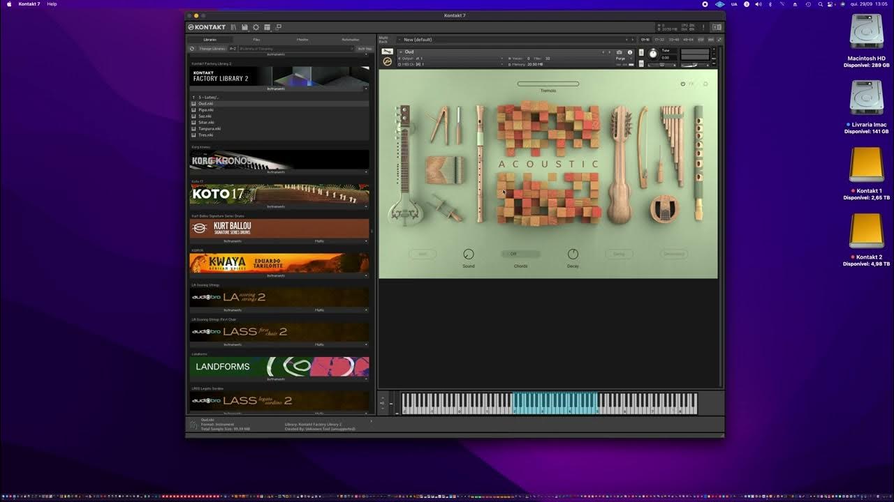 Native Instruments Kontakt 7 Primeiras impressões !! YouTube