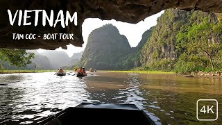 Vietnam, Ninh Binh - Boat Tour on the Tam Coc River [4K - 50 FPS]