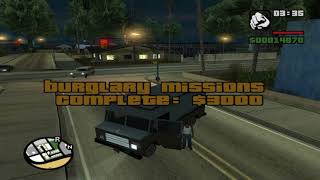 Grand Theft Auto San Andreas / GTA SA Infinite sprint within 15 minutes from the start of the game