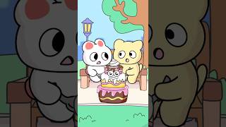 Cake Secret Trick (Animation Meme) #Funny #Shorts