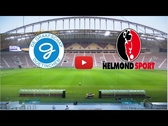 🔴De Graafschap – Helmond Sport. Live-Hd. Nederland Eerste Divisie.  (Sneller Dan Tv) - Youtube