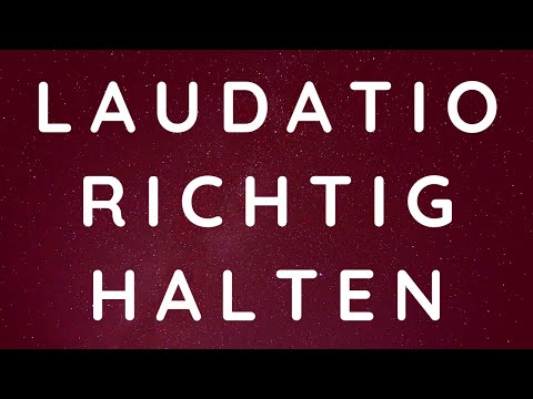 Axel Robert Müller | Laudatio und Abschlussrede richtig halten und vorbereiten