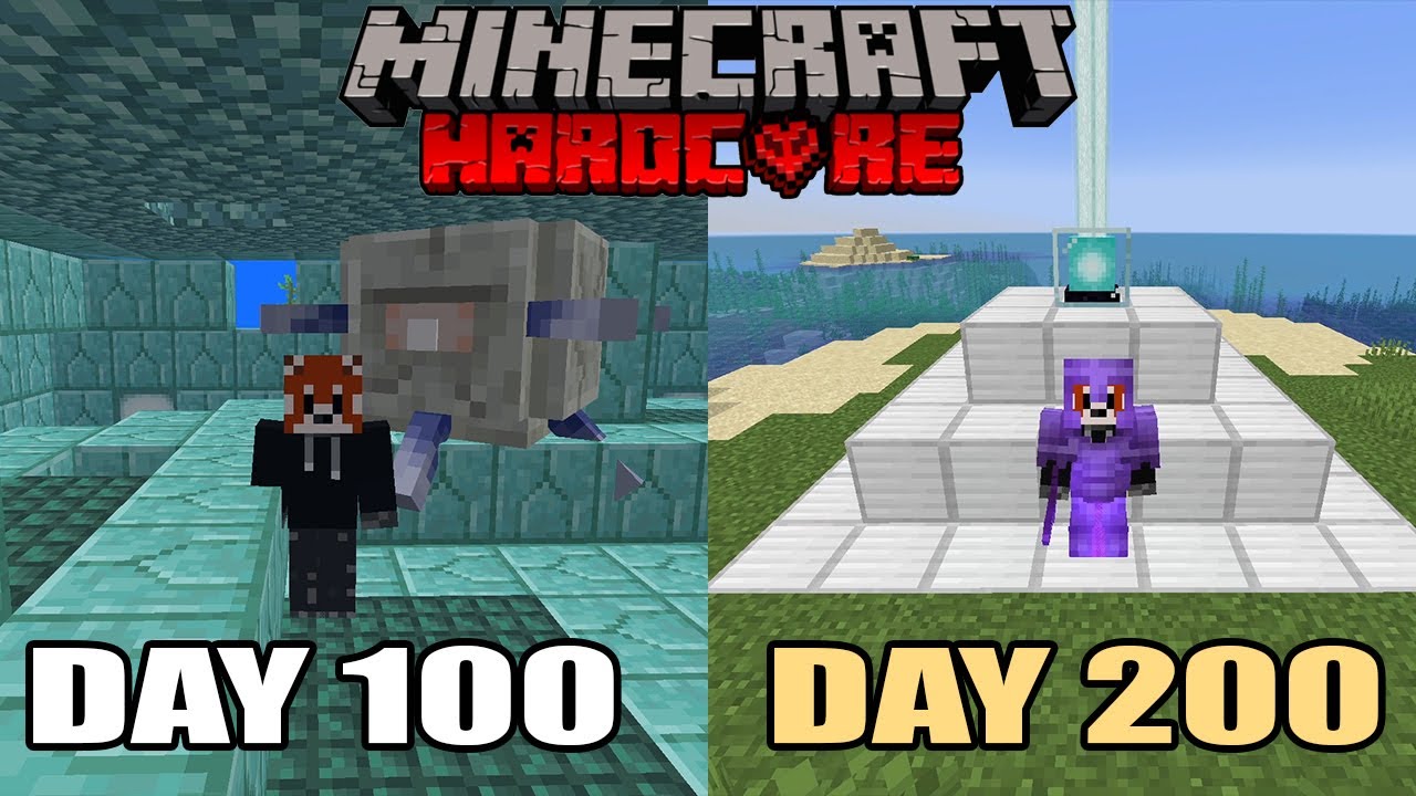 How I Survived 200 Days Of Hardcore Minecraft